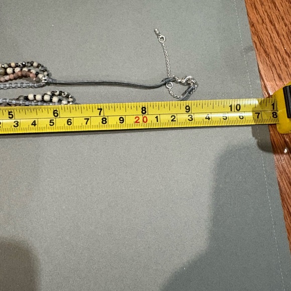 J. Jill Pink, Black, and Silver Beaded Necklace - Picture 4 of 4